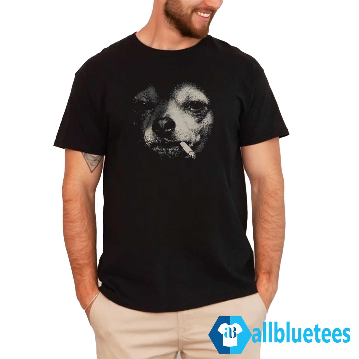 Chihuahua Smoking Shirt