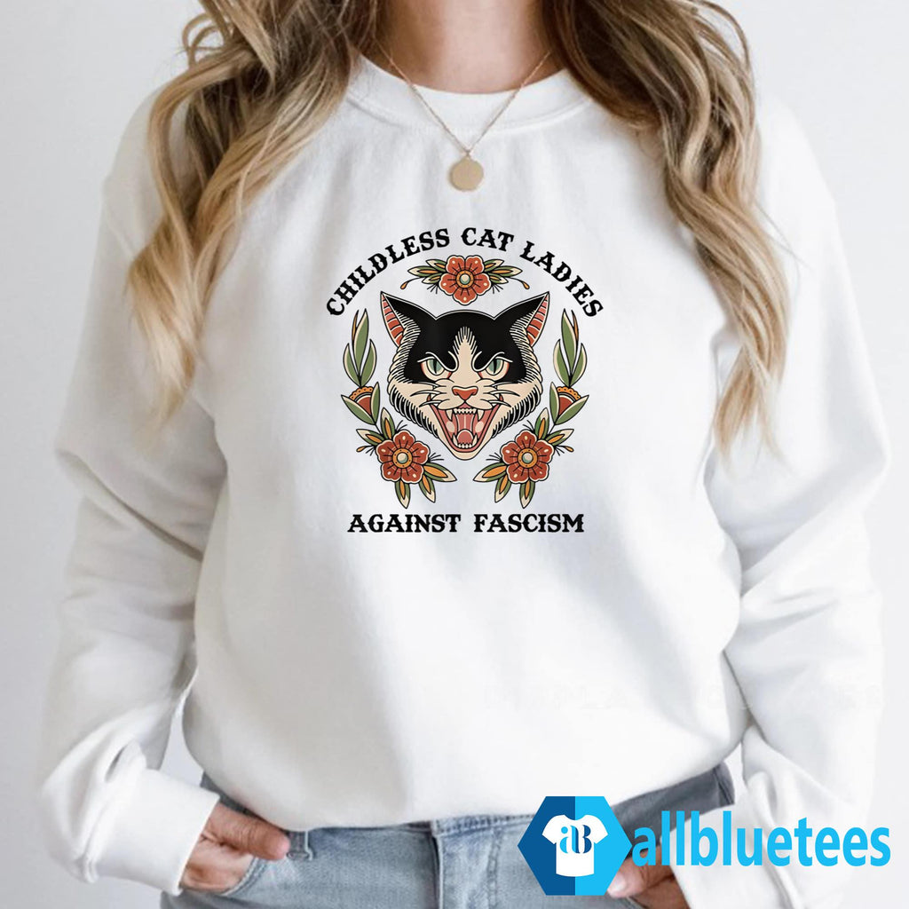 Childless Cat Ladies Against Fascism Shirt