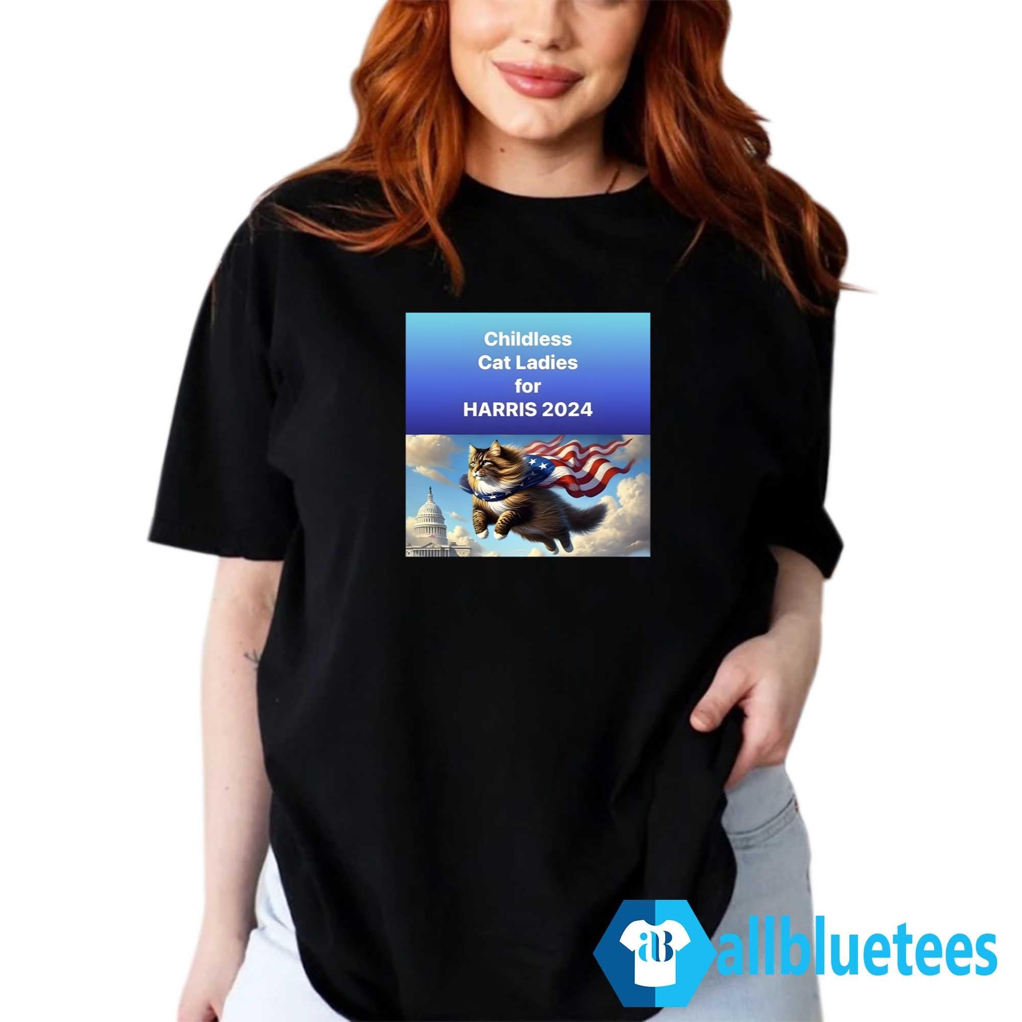 Childless Cat Ladies For Harris 2024 Shirt