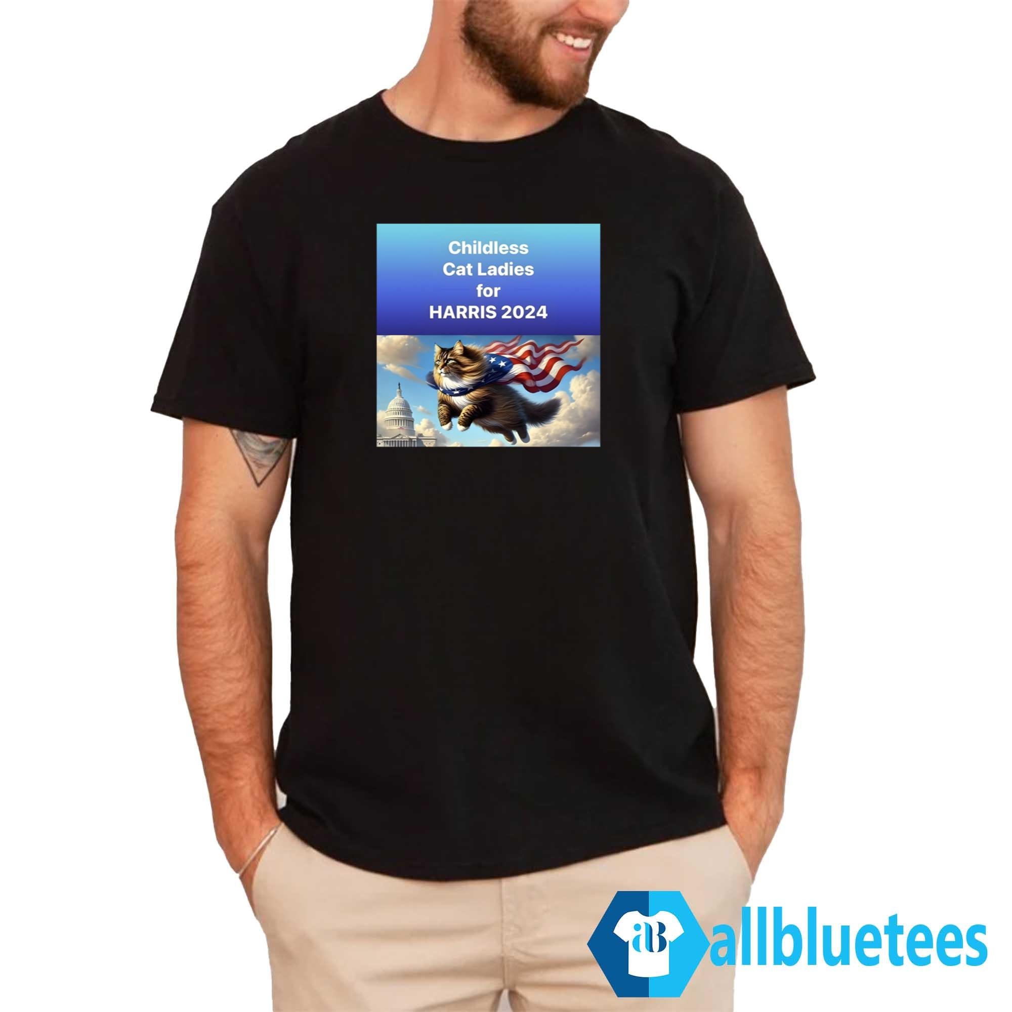 Childless Cat Ladies For Harris 2024 Shirt