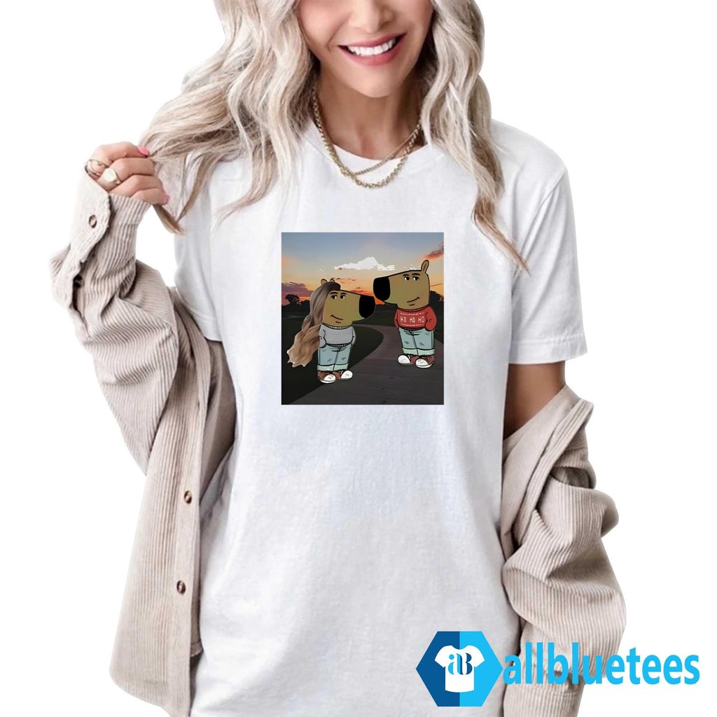 Chill Guy And Chill Girl Meme Shirt