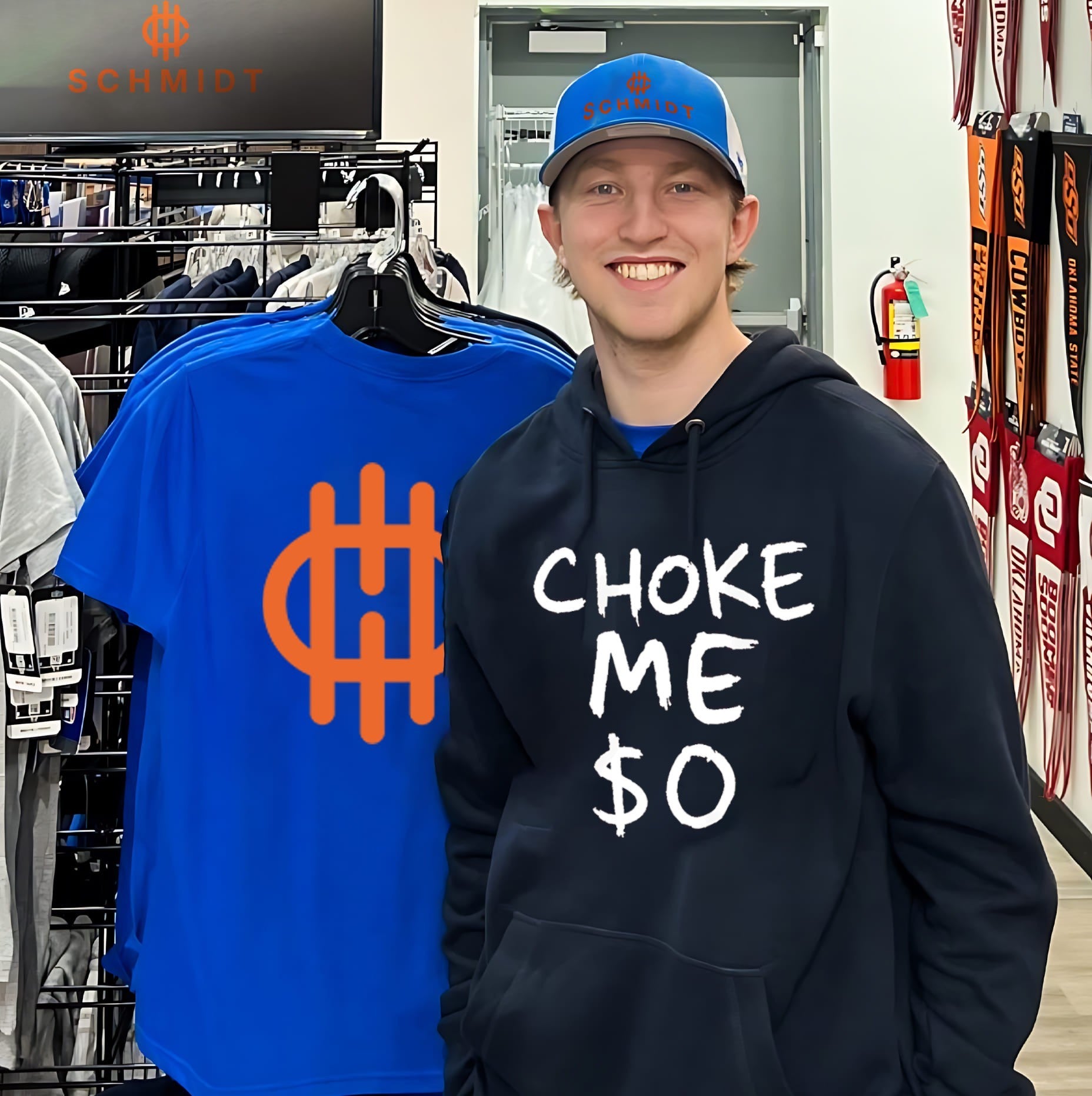 Choke Me text shirt