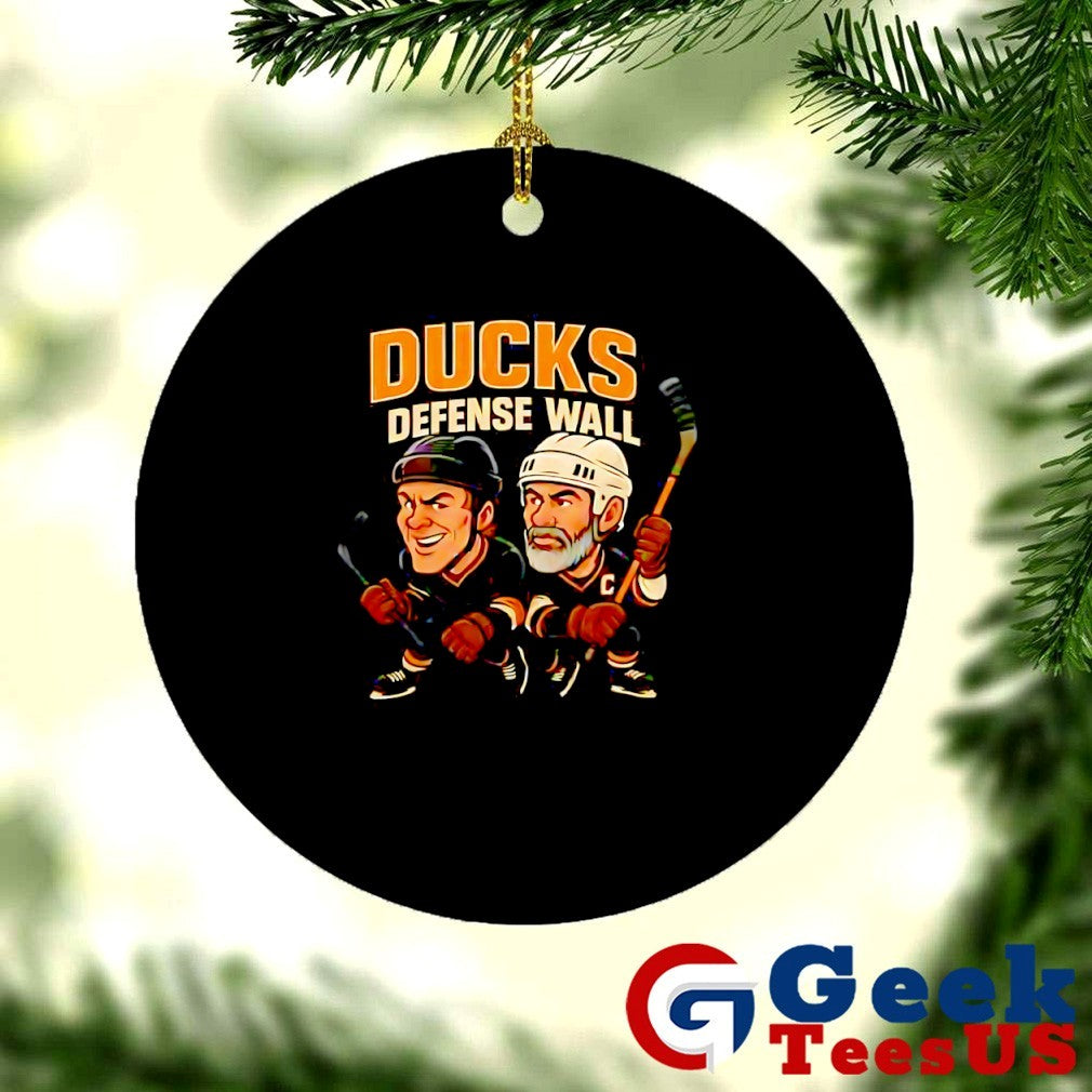 Chris Pronger and Scott Niedermayer Ducks Defense Wall Hockey caricatures shirt