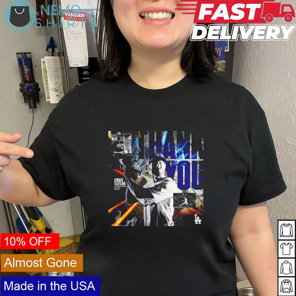 Chris Taylor Los Angeles Dodgers 3x World Champion NLCS MVP shirt