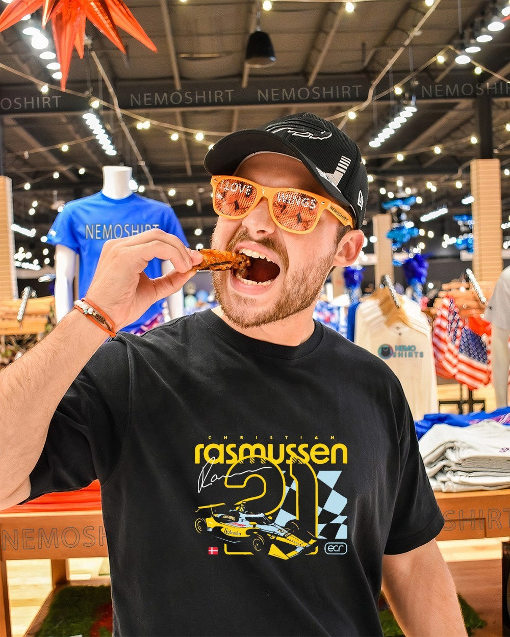 Christian Rasmussen 21 ECR siganture shirt