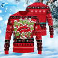 Cincinnati Reds 12 Grnch Xmas Day Christmas Ugly Sweater