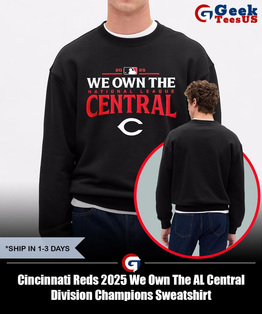 Cincinnati Reds 2025 We Own The AL Central Division Champions shirt