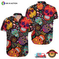 Cinco De Mayo Sugar Skull Hawaiian Shirt
