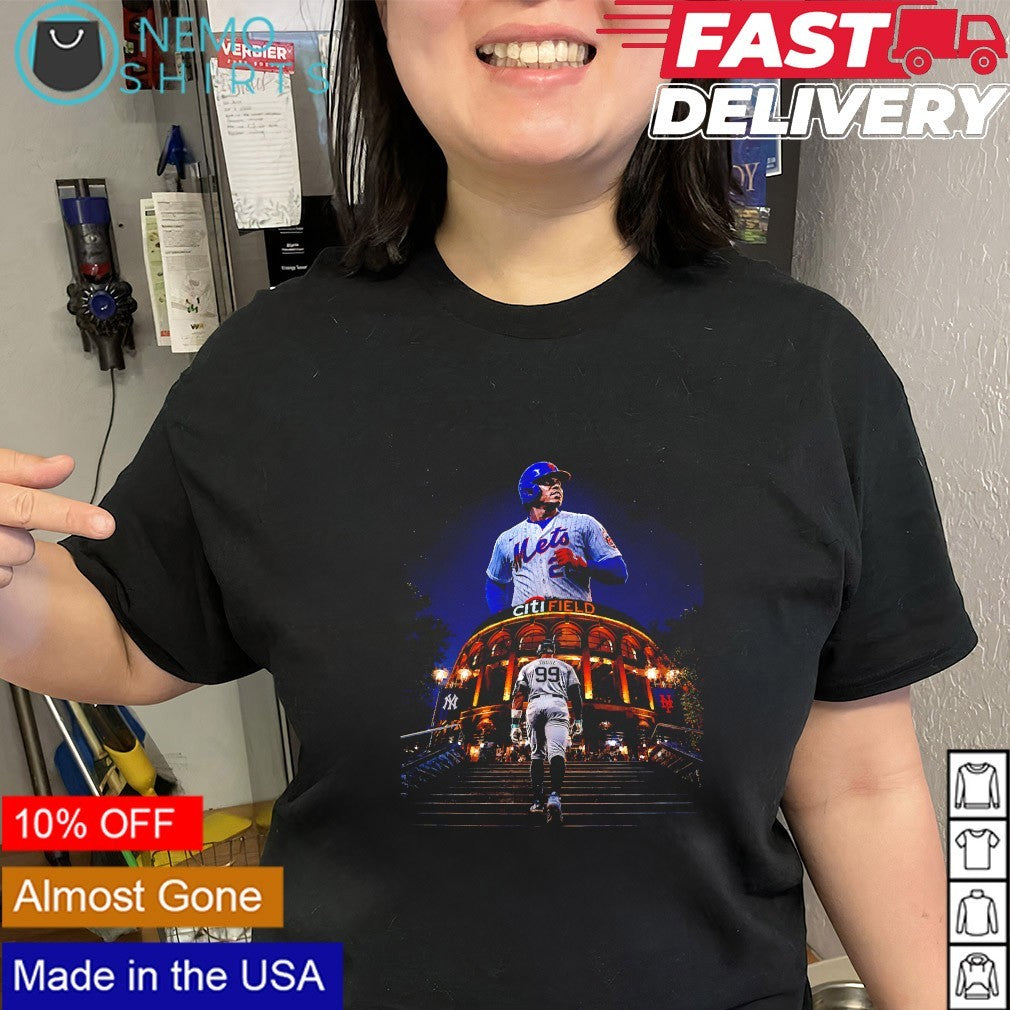 Citi Field Juan Soto vsAaron Judge matchup New York Mets vs Yankees shirt