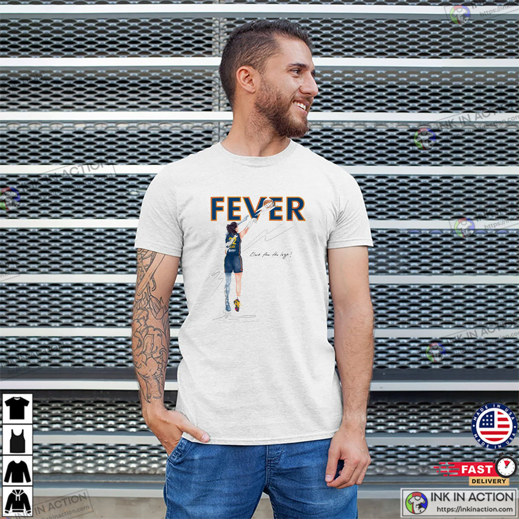 Clark From The Logo, Perfect Shot Caitlin Clark Indiana Fever T-shirt