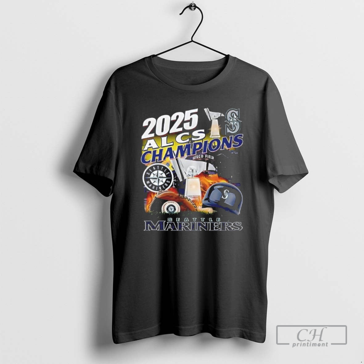 Classic 2025 Alcs Champions Seattle Mariners Signature Shirt Sweater