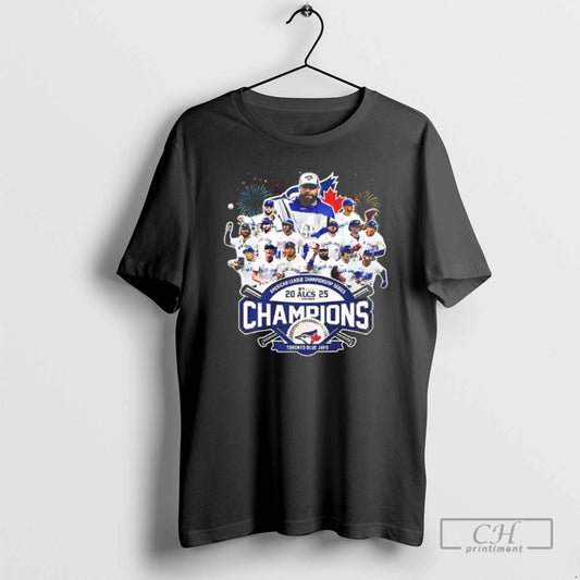 Classic 2025 Alcs Toronto Blue Jays Team Player Signature New Design Shirt Sweater
