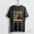 Classic Arnold Schwarzenegger Put That Cookie Down Now Ugly Christmas Ornaments Shirt Sweater