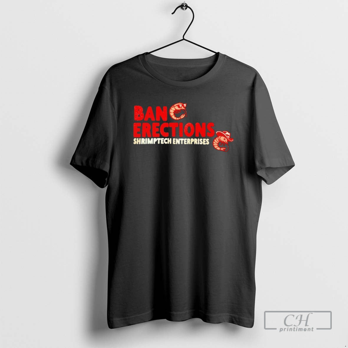 Classic Ban Erections Shrimptech Enterprises Shirt Sweater