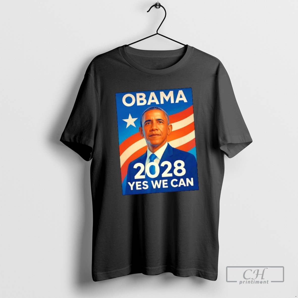 Classic Barack Obama 2028 Yes We Can Featuring Shirt Sweater