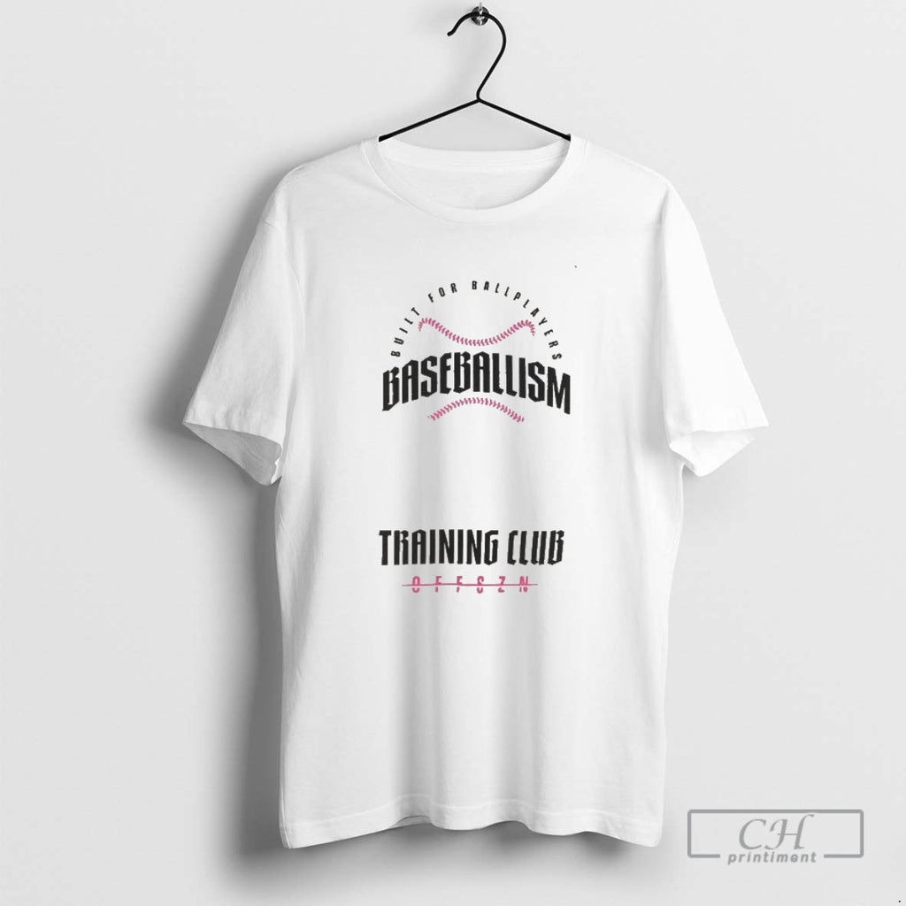 Classic Baseballism Training Club Built For Ballplayers Off Szn Atlas Ball Globe Shirt Sweater