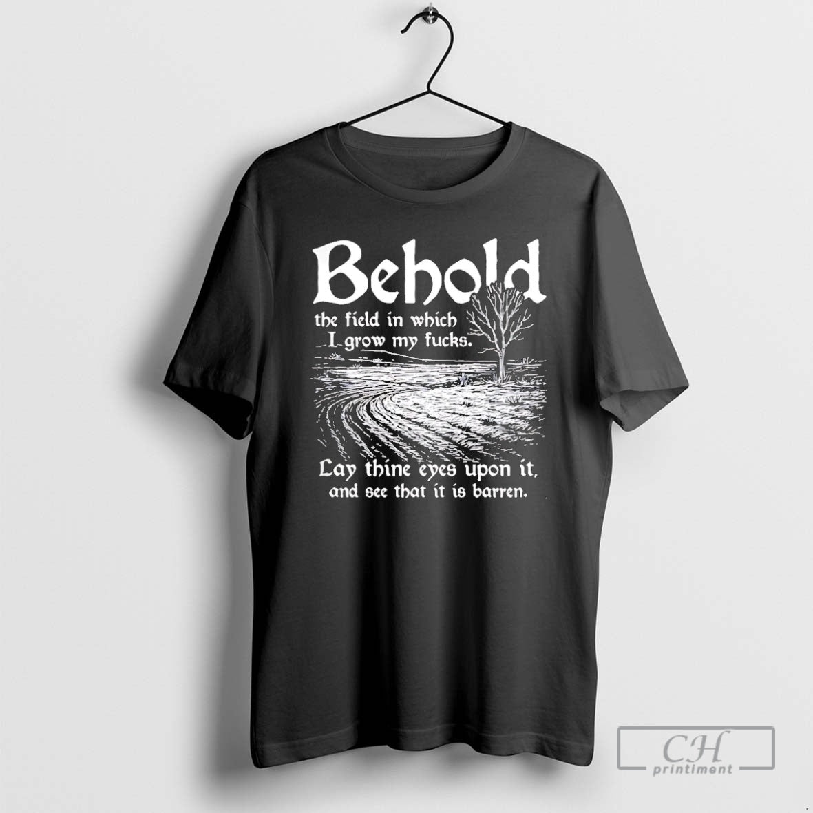 Classic Behold The Field In Which I Grow My Fucks Christmas Shirt Sweater