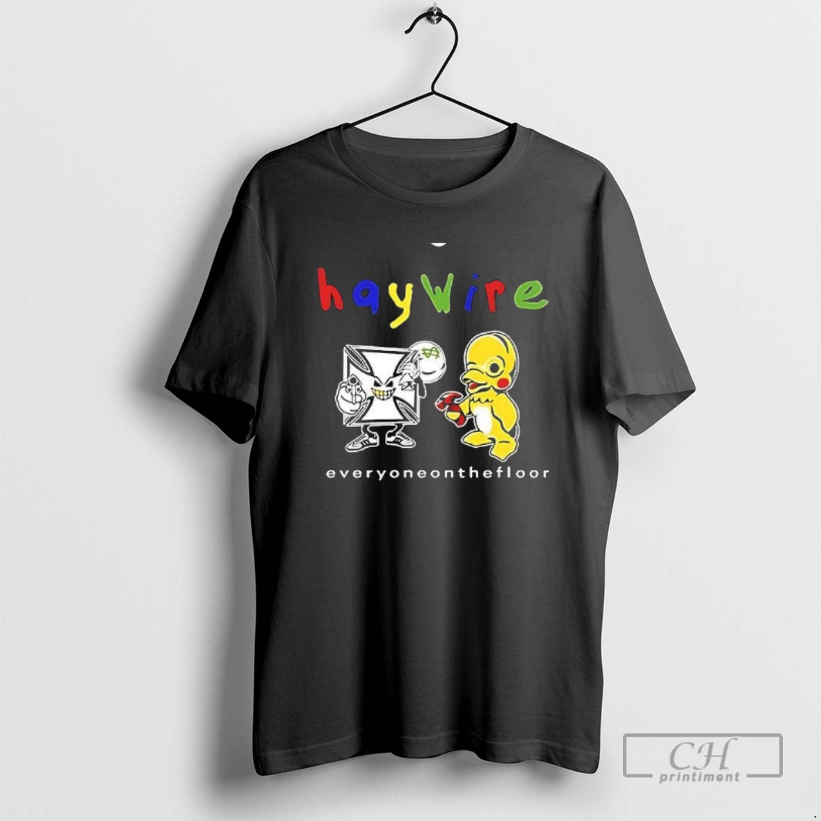 Classic Best Haywire Everyone On The Floor Duck Cartoon Shirt Sweater
