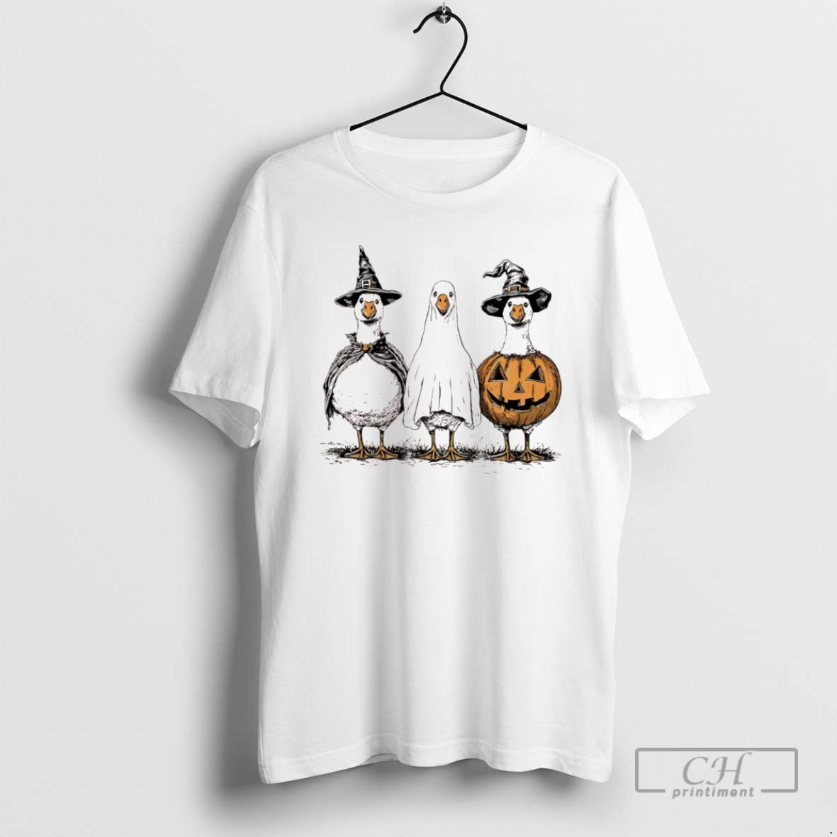 Classic Boo Ghost Goose Retro Halloween Logo Shirt Sweater