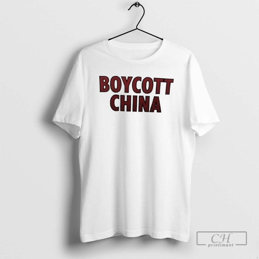 Classic Boycott China Graphic Shirt Sweater