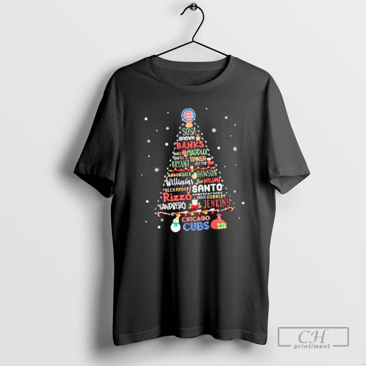 Classic Chicago Cubs Mlb Name Players Tree Christmas 2025 Shirt Sweater