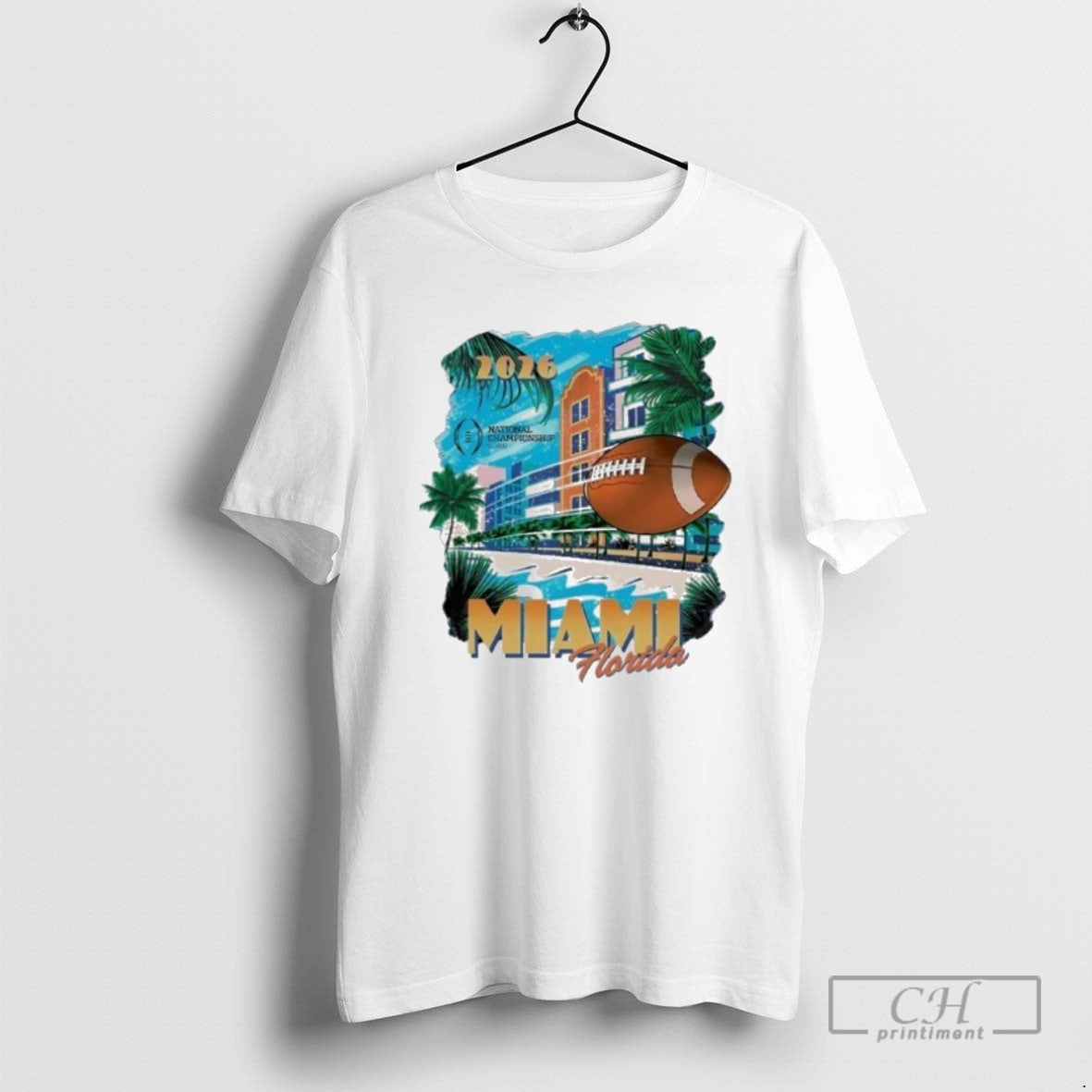 Classic College Football Playoff National Championship Game 2026 Miami Florida Beach Views Shirt Sweater