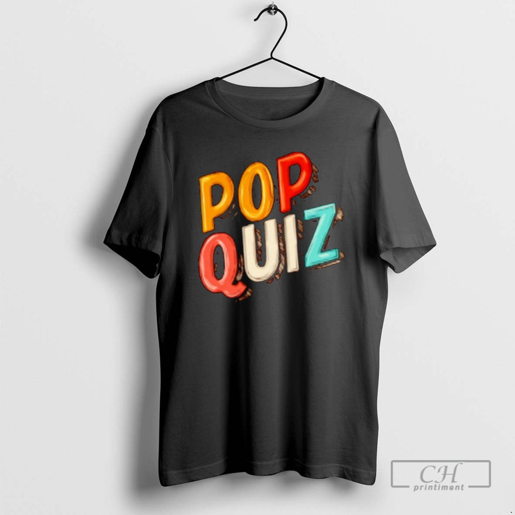 Classic Colorful Pop Quiz Shirt Sweater