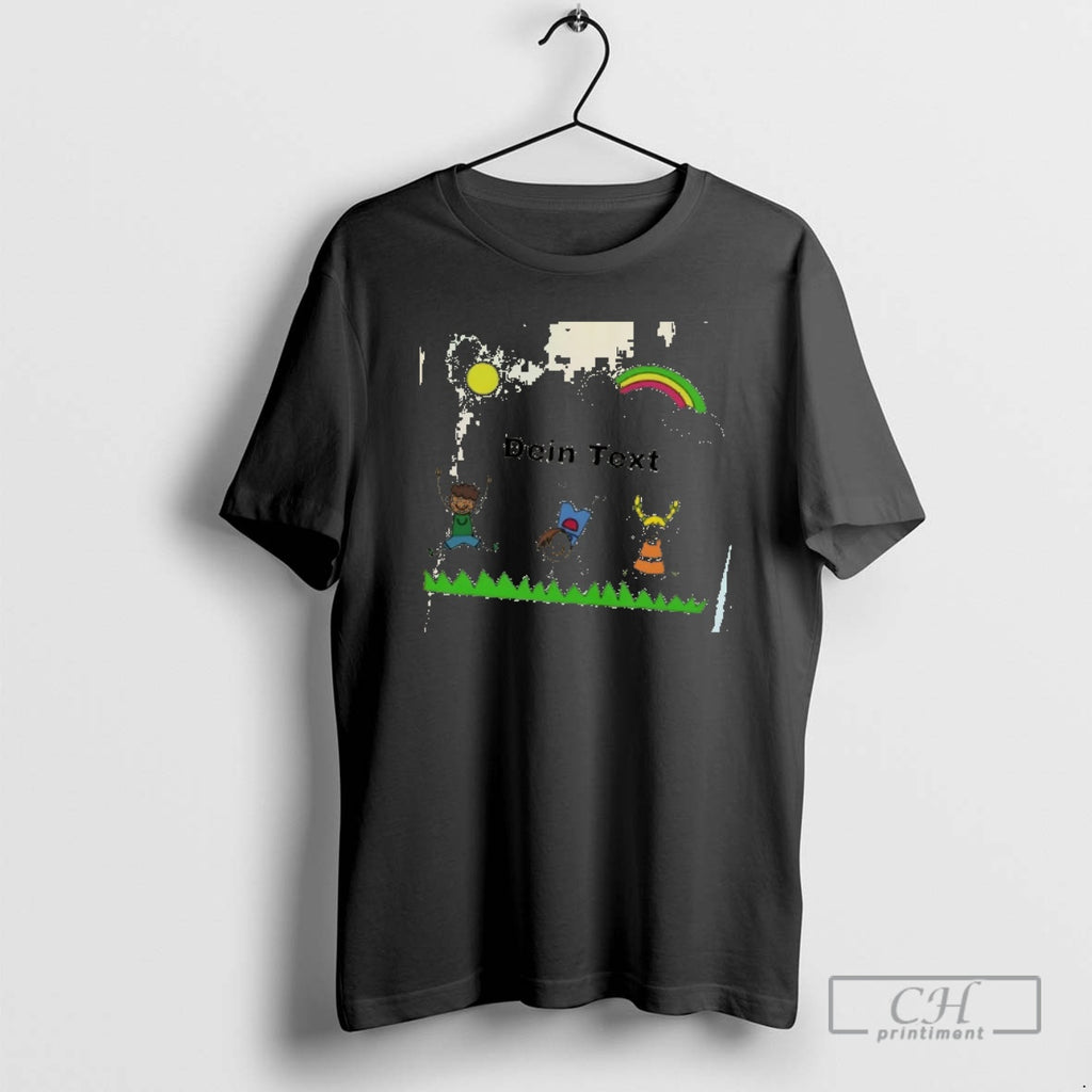 Classic Dein Text Drawing Of Children Dancing Together Shirt Sweater