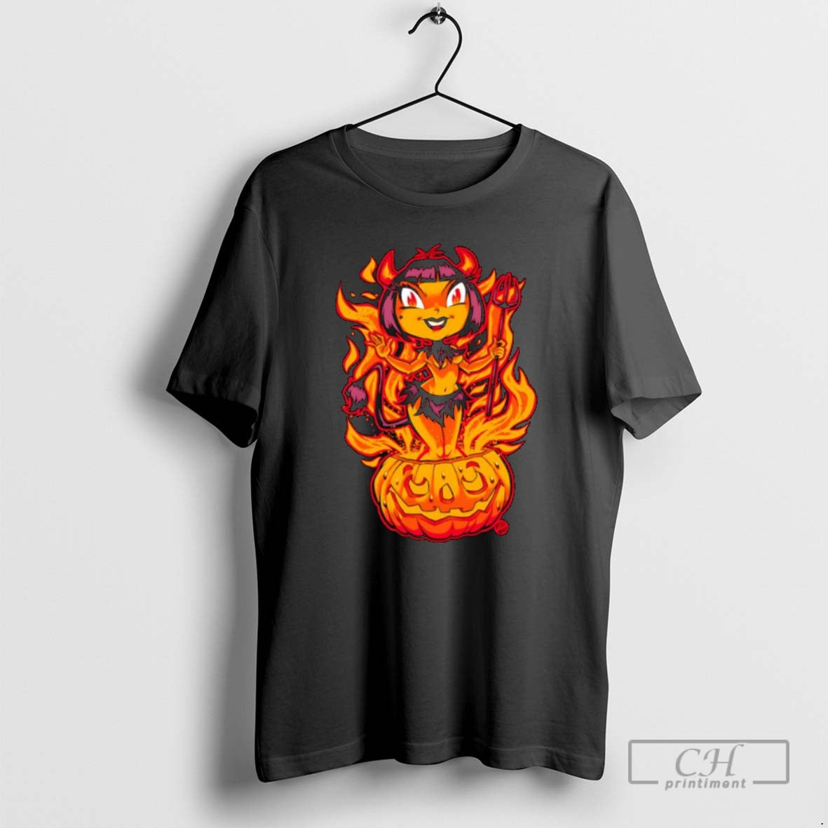 Classic Devil Doll X Beastwreck Halloween Pumpkin Monster Shirt Sweater