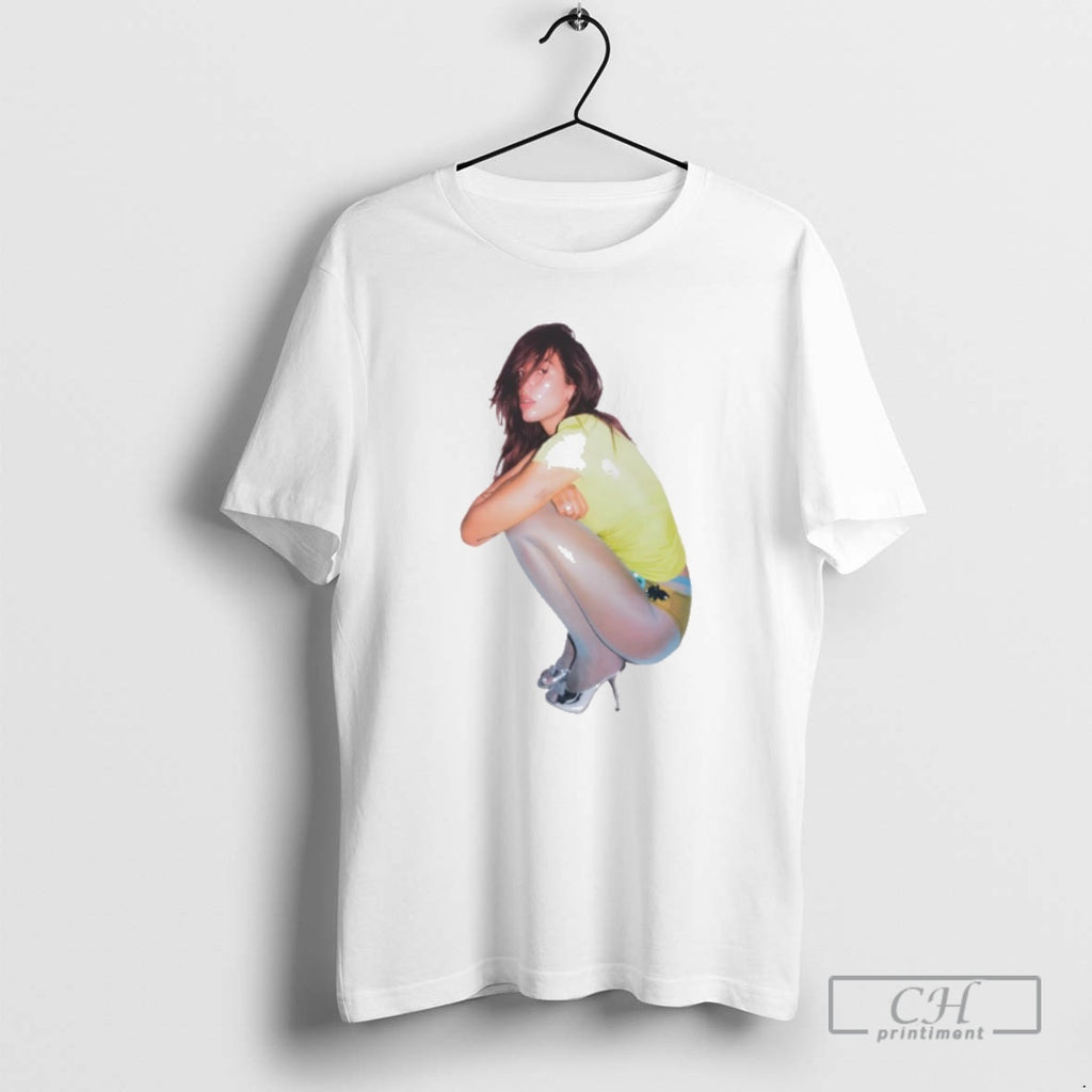 Classic Dua Lipa Radical Optimism White Photo Shirt Sweater