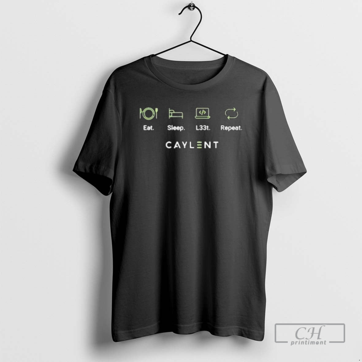 Classic Eat Sleep L33t Repeat Caylent Ornaments Shirt Sweater