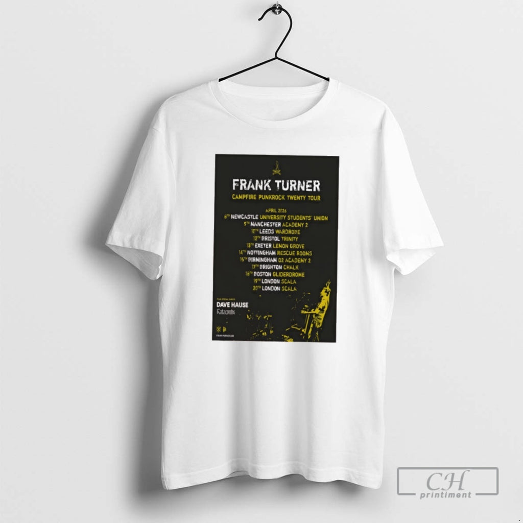 Classic Frank Turner 2026 New Tour Shirt Sweater
