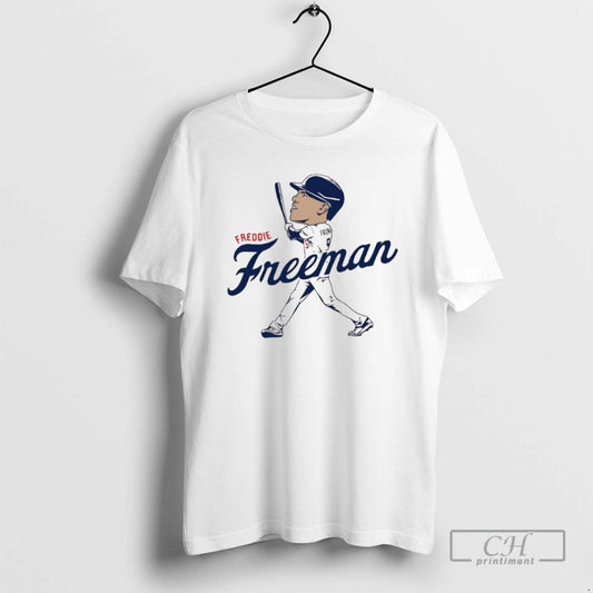 Classic Freddie Freeman Caricature Los Angeles Dodgers Mlb Shirt Sweater