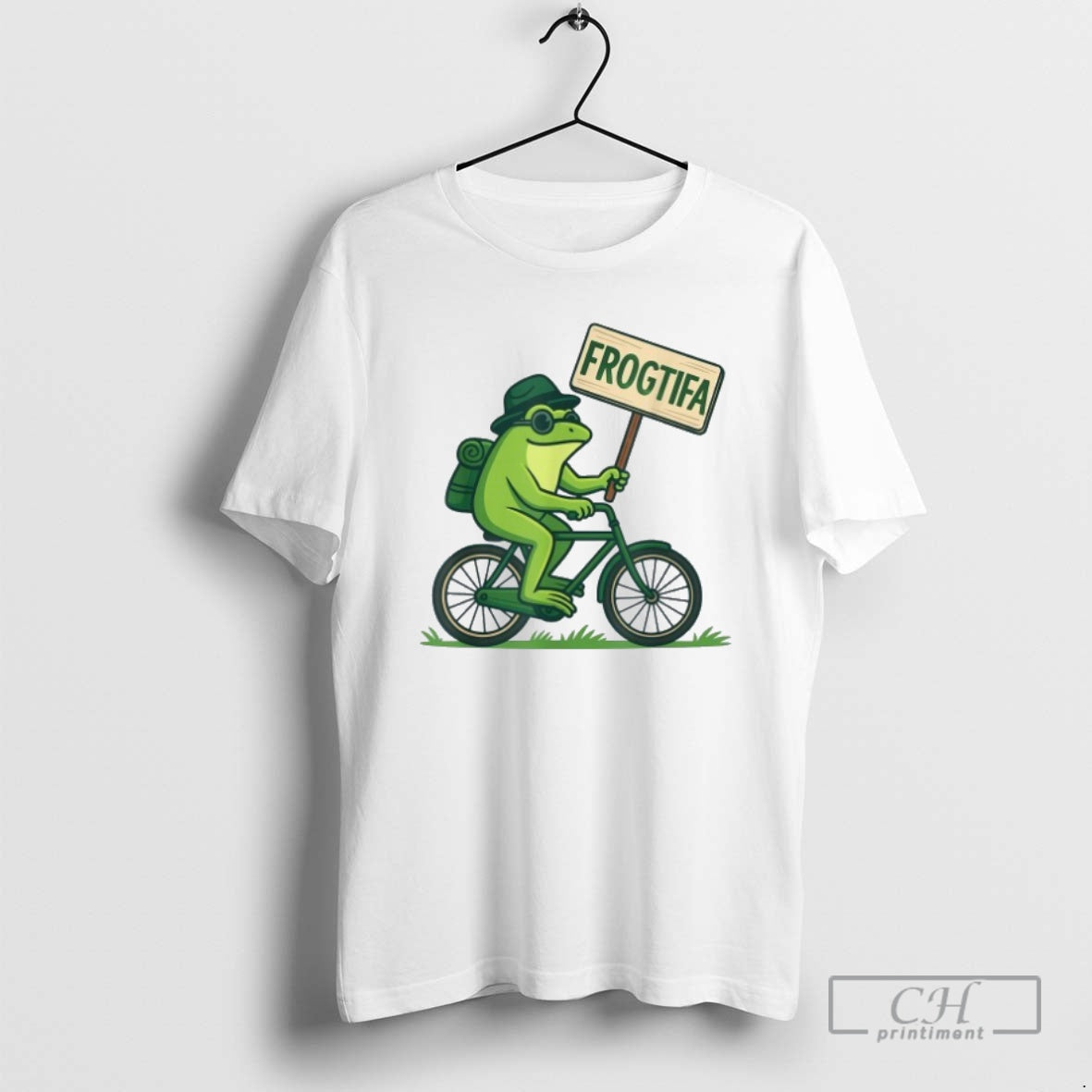 Classic Frog On Bike Resist Portland Frogtifa Protest Shirt Sweater
