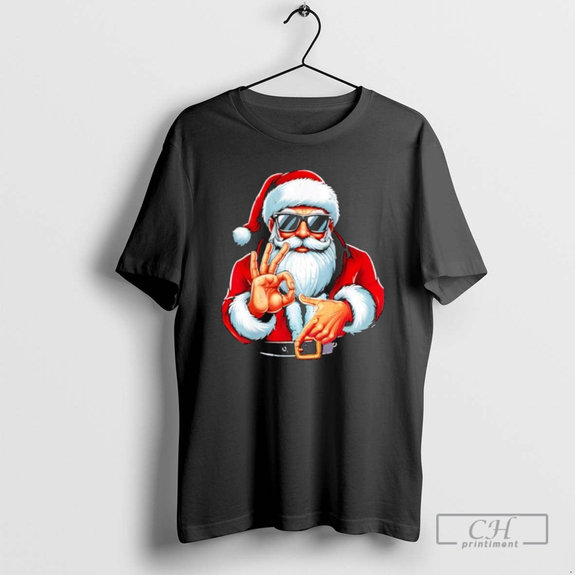 Classic Funny Six Seven 6 7 Meme Santa Christmas Shirt Sweater