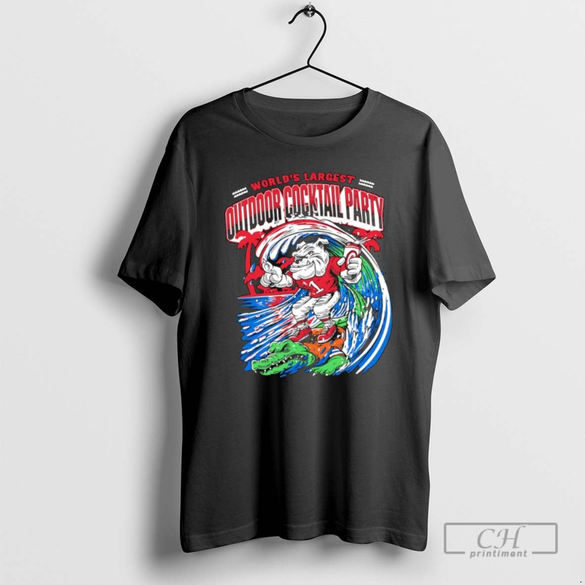 Classic Georgia Bulldogs Worlds Largest Outdoor Cocktail Party Shirt Sweater