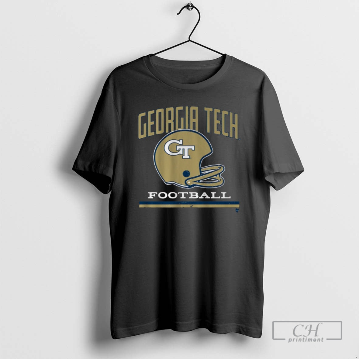 Classic Georgia Tech Yellow Jackets Ncaa Football Vintage Helmet Shirt Sweater