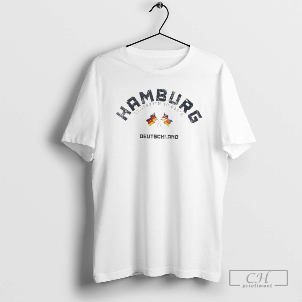 Classic Germany Hamburg Flag Shirt Sweater
