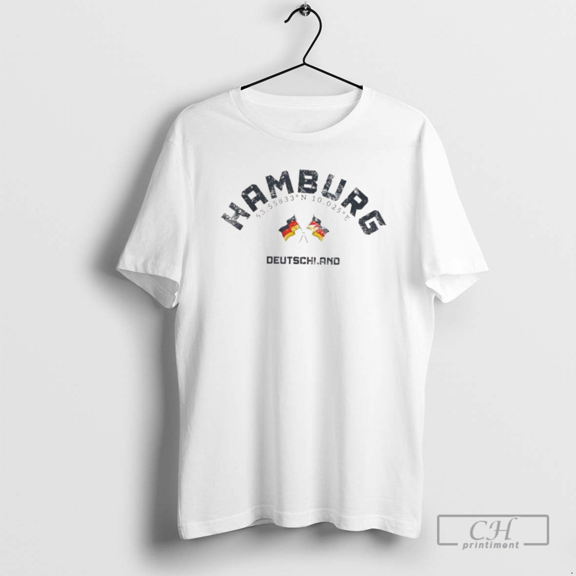Classic Germany Hamburg Flag Shirt Sweater