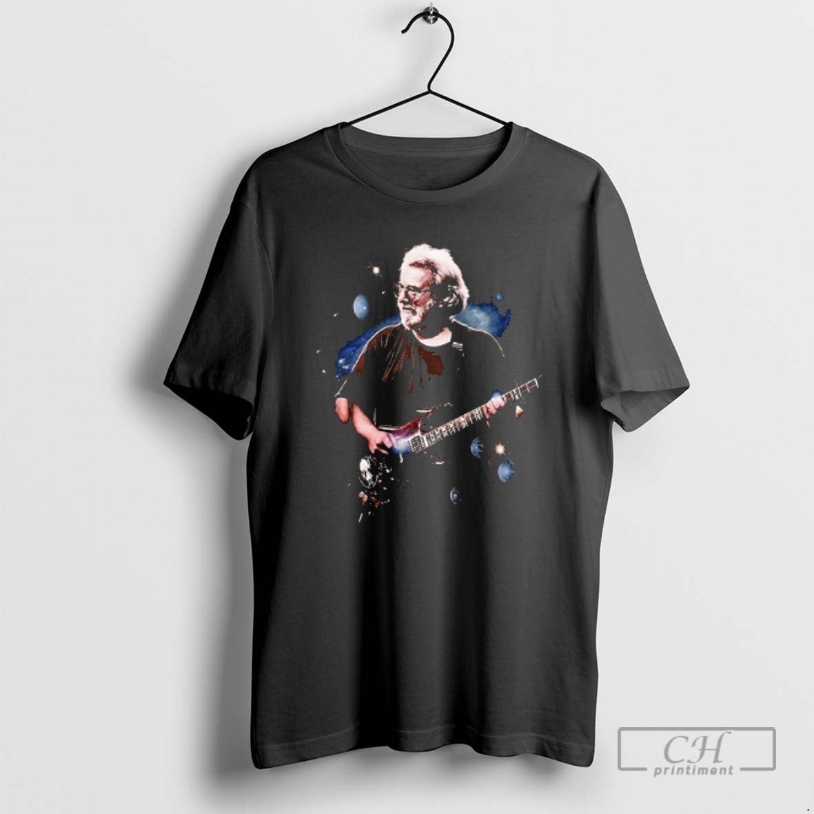 Classic Grateful Dead Jerry Garcia Planets Double Sided Shirt Sweater