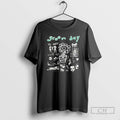 Classic Green Day Tour 2025 Cities Art Double Sided Graphic Shirt Sweater