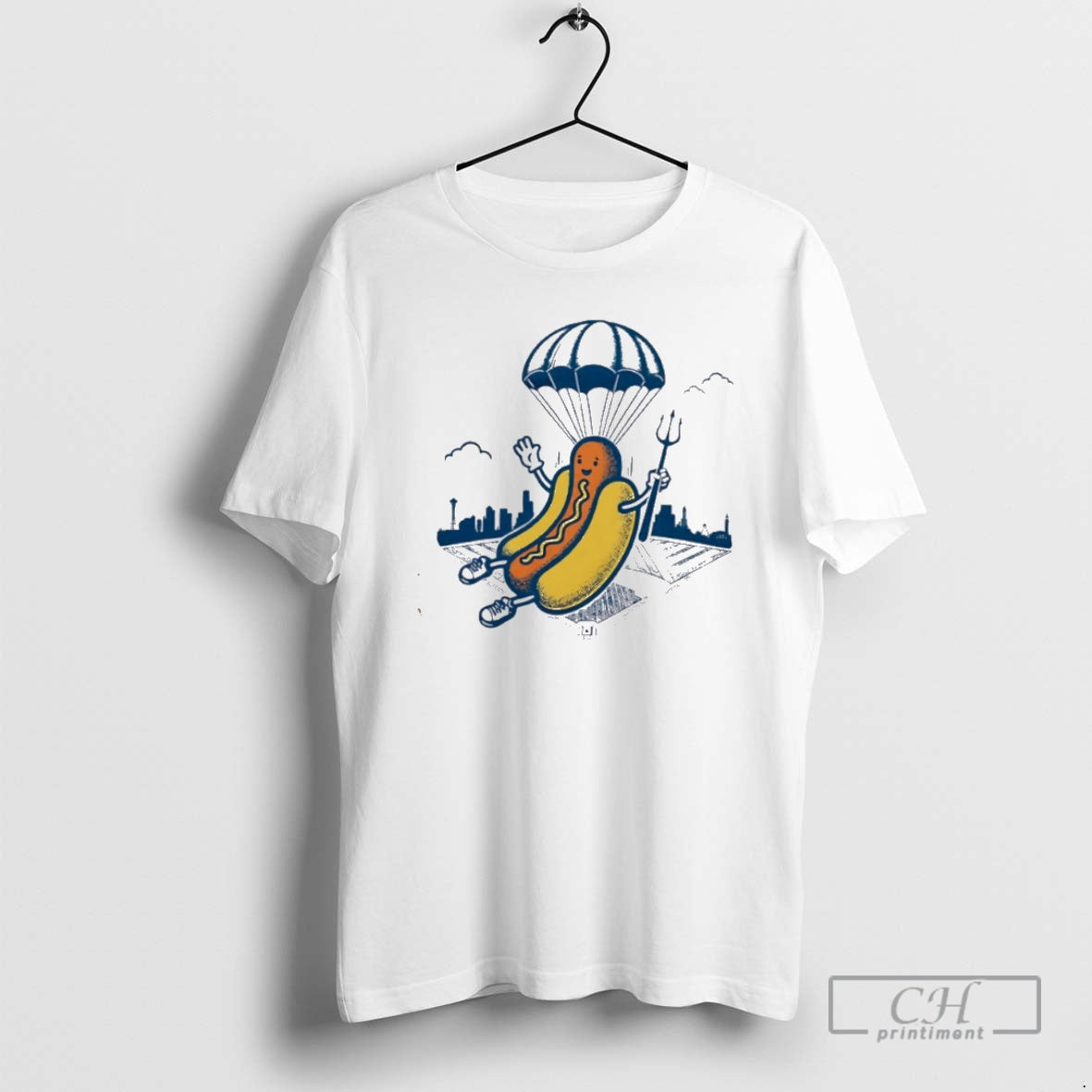 Classic Hot Dogs Skydiving Mariners Mariners Vintage Shirt Sweater