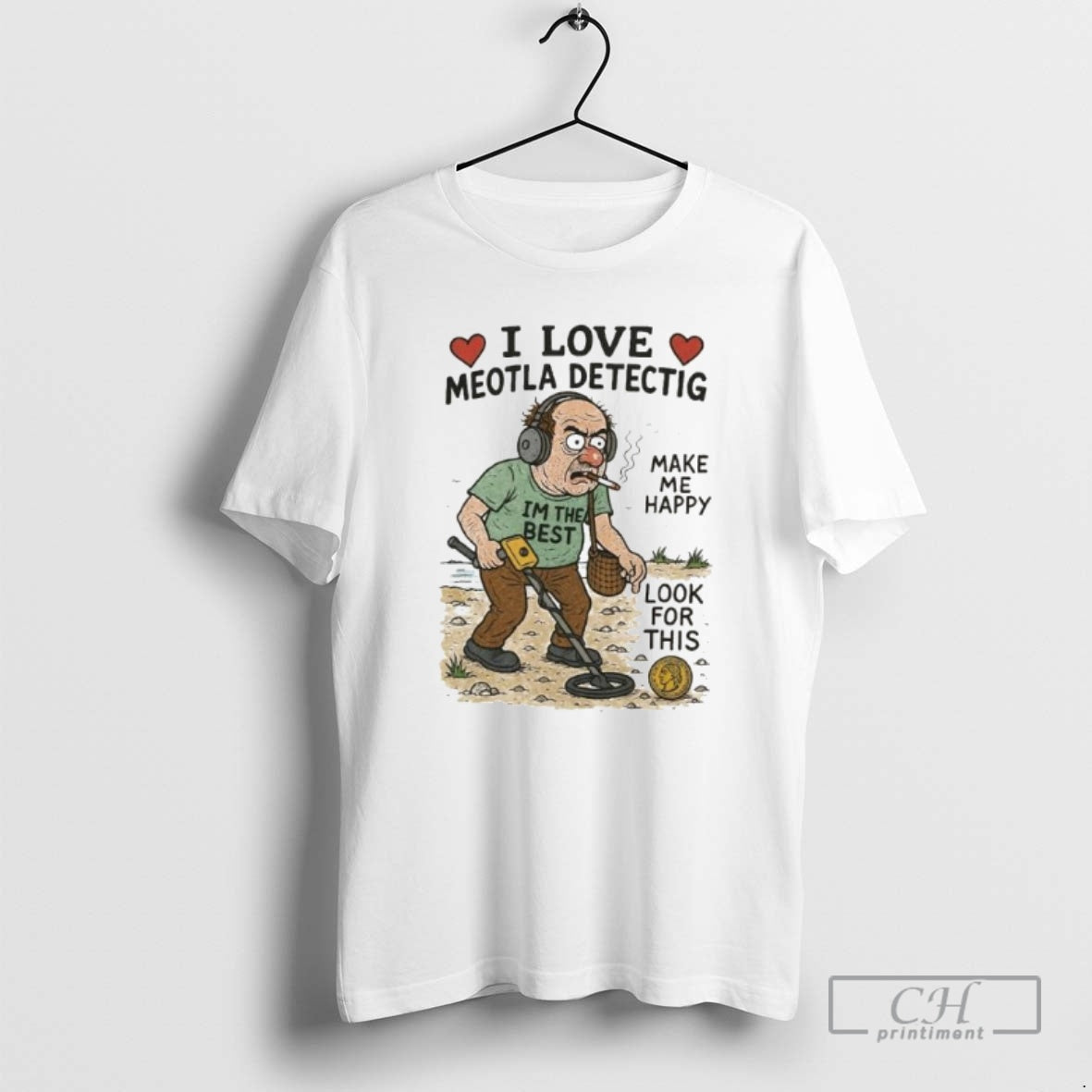 Classic I Love Meotla Detectig Make Me Happy Look For This Ornaments Shirt Sweater
