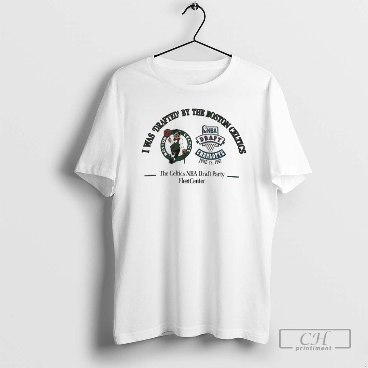 Classic I Was Drafted By The Boston Celtics Nba Draft Party Fleetcenter 1997 Vintage