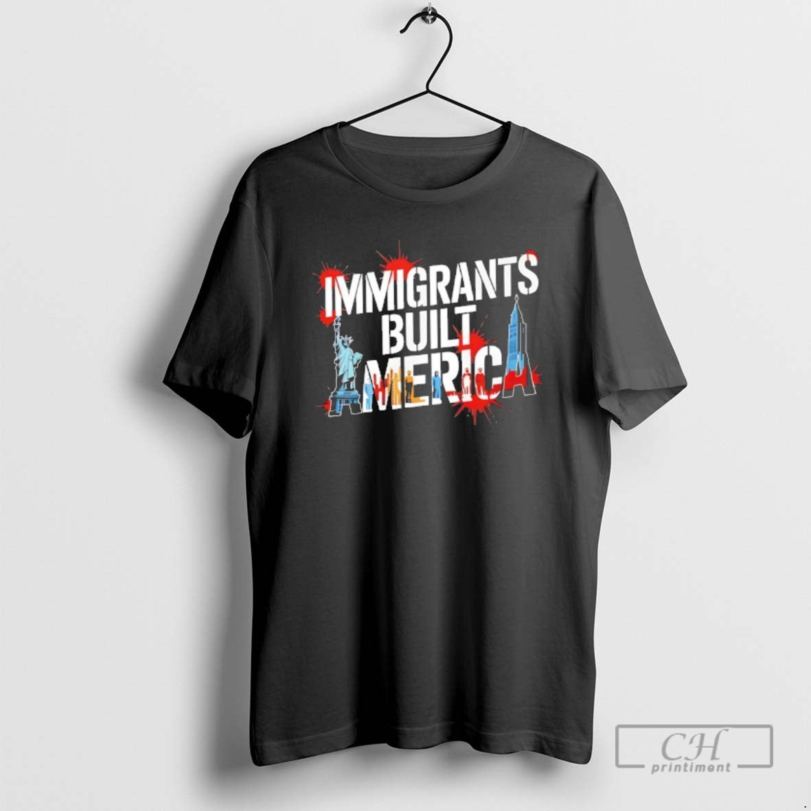 Classic Immigrants Built America Shirt Sweater