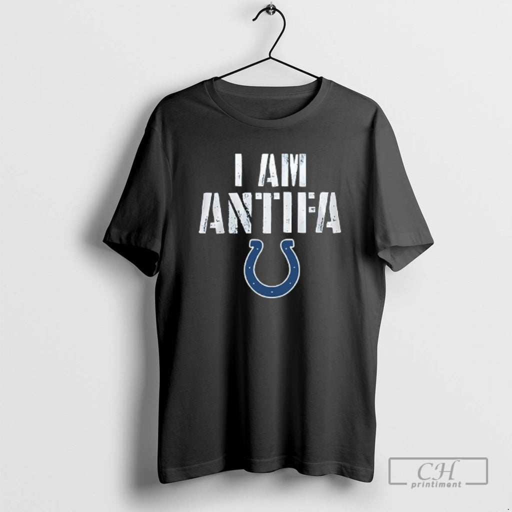 Classic Indianapolis Colts I Am Antifa Against Fascism Shirt Sweater