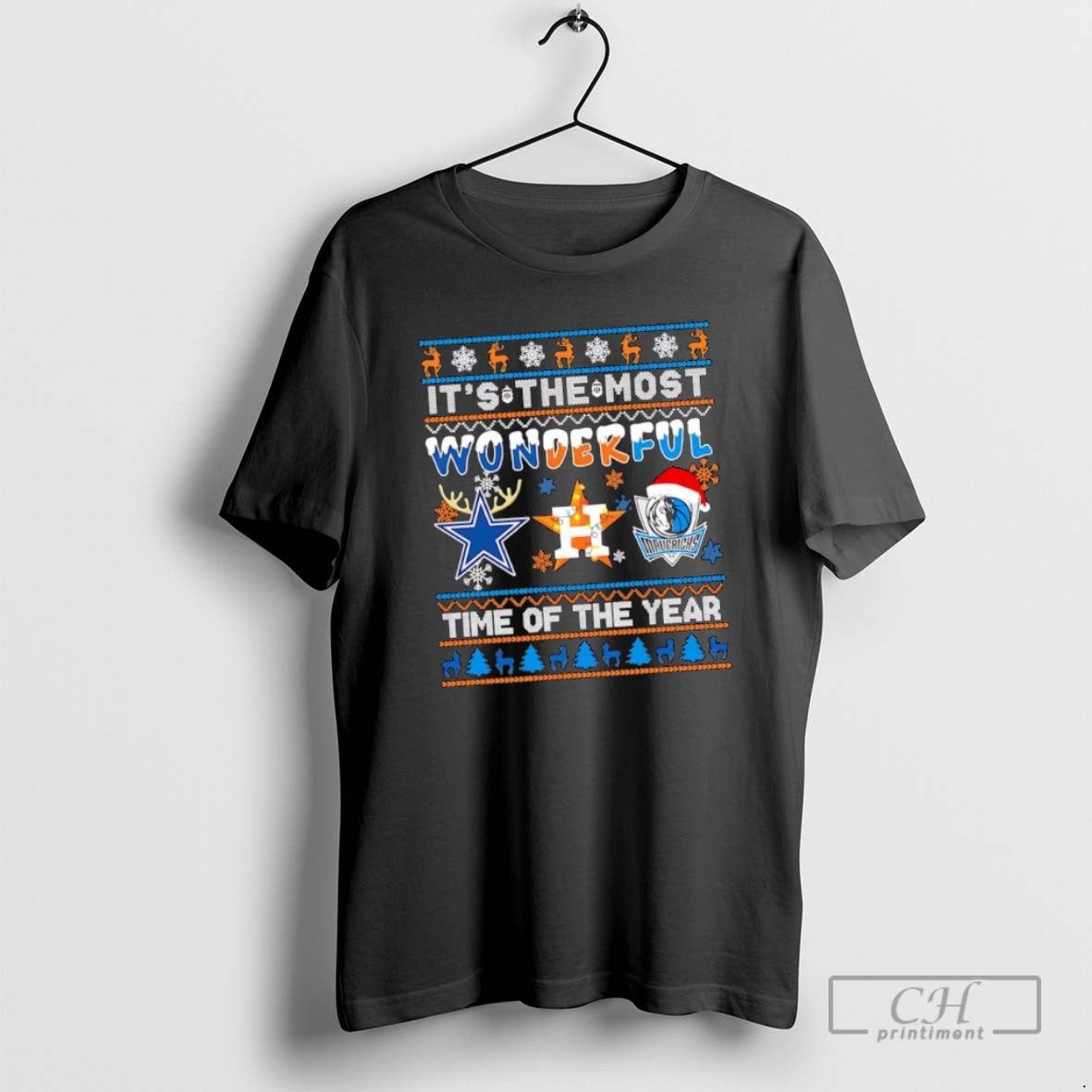 Classic Its The Most Wonderful Dallas Cowboys Houston Astros Dallas Mavericks Christmas Time Of The