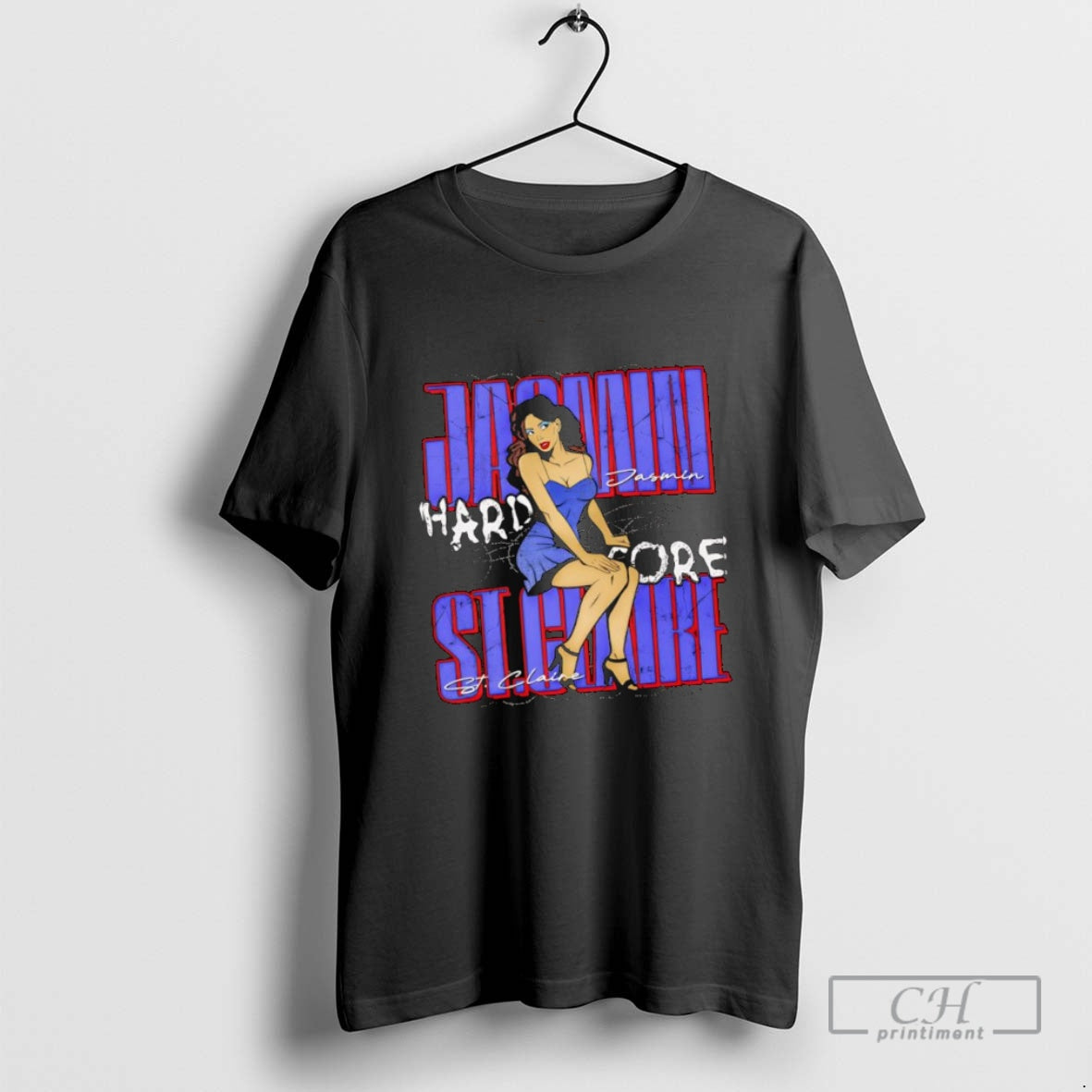 Classic Jasmine St Claire Hard Core Graphic Signature Shirt Sweater