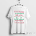 Classic Jesus Was The Most Outstanding In His Field Ugly Christmas Shirt Sweater
