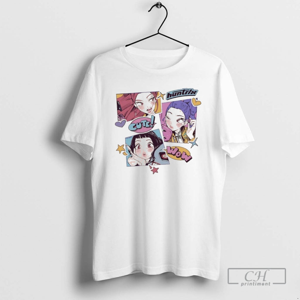 Classic Kpop Demon Hunters Chracters Cute Wow Shirt Sweater